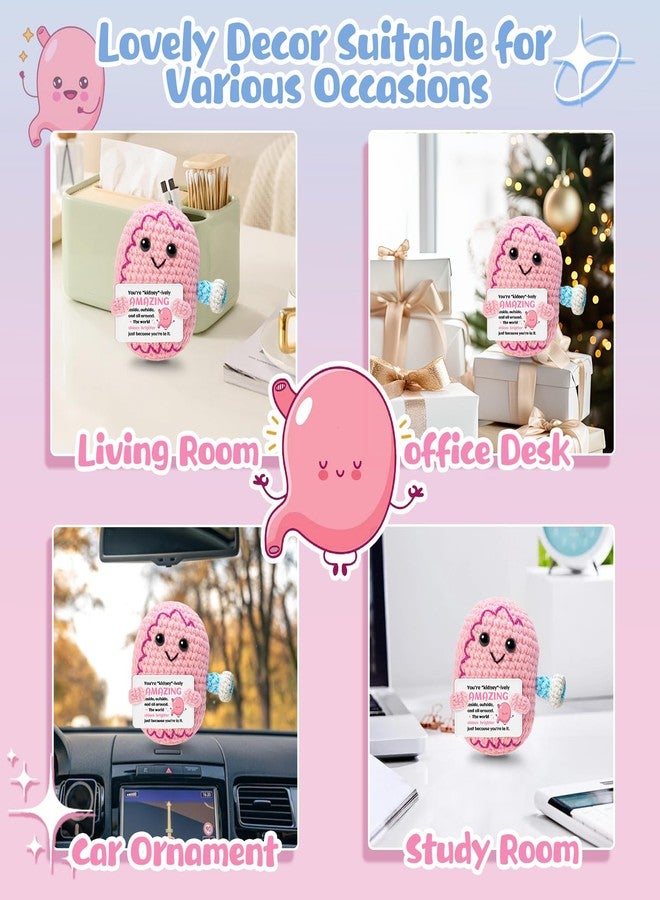 AICHPVOY Handmade Crochet Desktop Doll Inspirational Gift Spiritual for Women Ideas for Women Friendship for Friends(just Because You're in if.) - Image 5